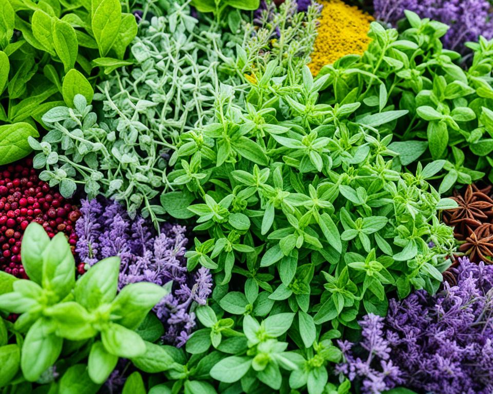 sweet marjoram herbs