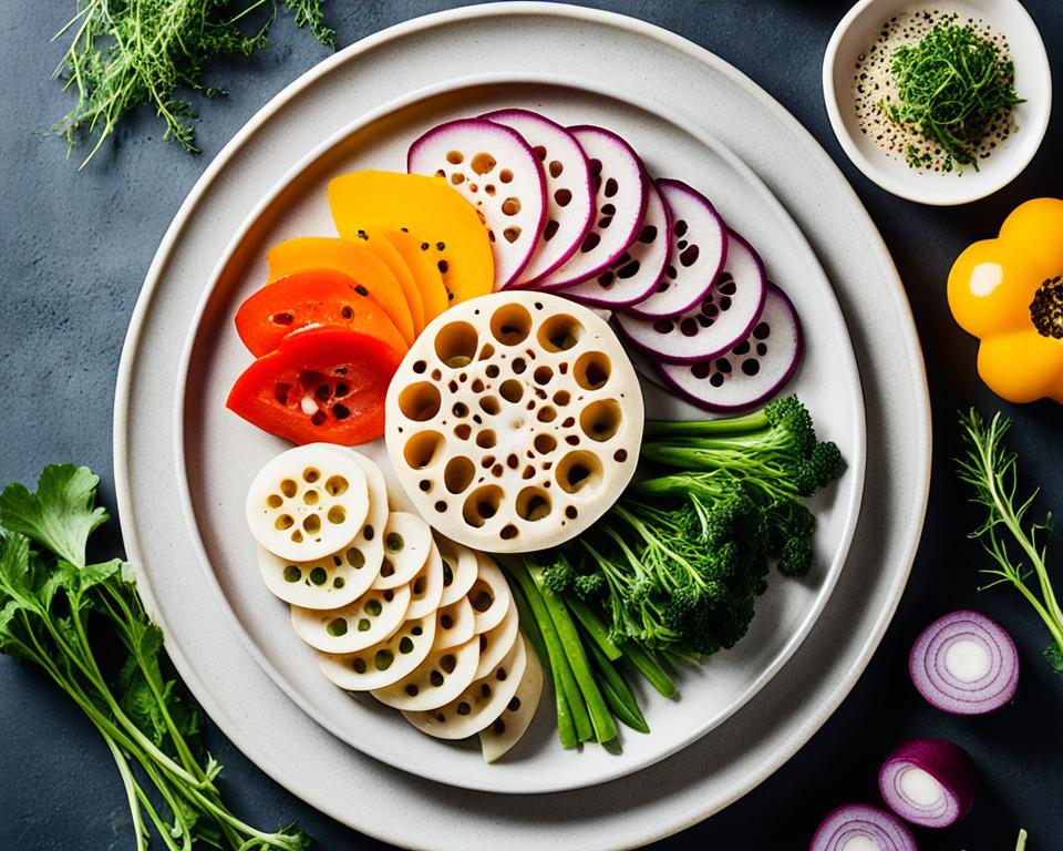 Lotus root in modern cuisine