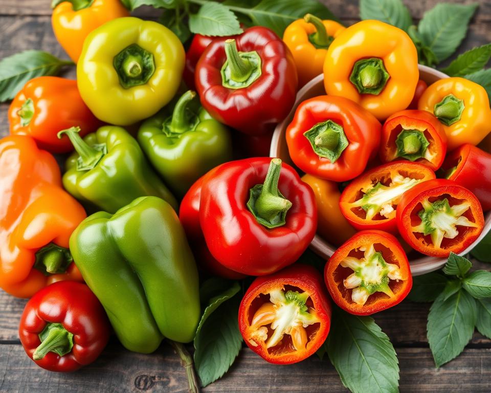 Capsicum frutescens peppers